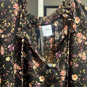MISA Floral Blouse